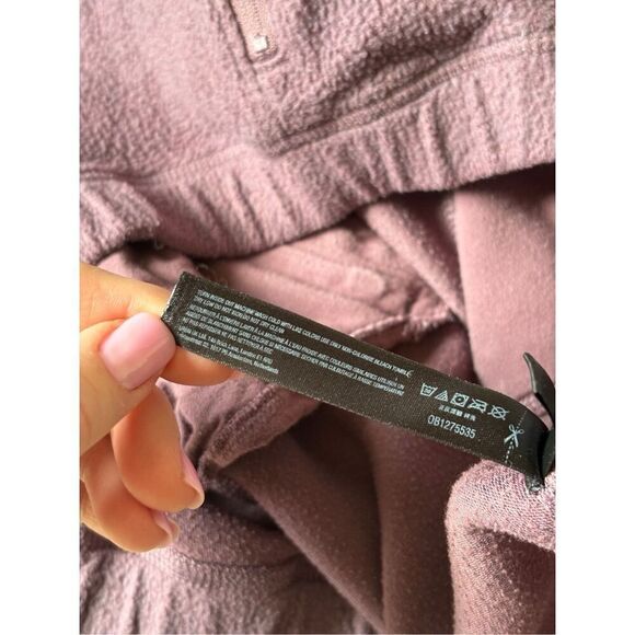 Free People Fp Movement SO Fly Half Zip Crop Jacket Size S Athletic Lilac Purple - Picture 9 of 11